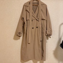 ZOZO購入　ベージュトレンチコート　フリーサイズ
