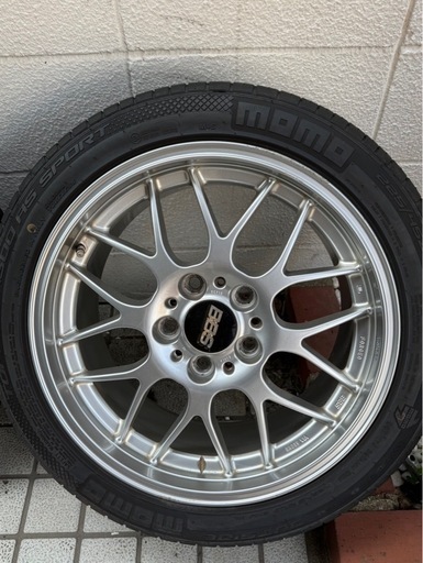 BBSRG-R鍛造ホイールタイヤ17インチ4本