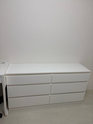 受け渡し先決定　
IKEA 引き出し　チェスト　白