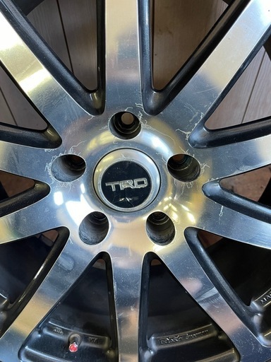 TRD 18インチ 8J 5穴 114.3 +44 アルミホイール 4本　エスティマ等に！