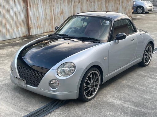 ダイハツコペンツートンカラー極上修復歴無車検令和9年4月迄5速MT車