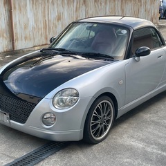 ダイハツ　コペン　ツートンカラー　極上　修復歴無　車検令和9年4月迄　5速MT車　オープン抜群　の画像