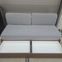 【最終値下げ】美品　ニトリ　ソファベッドの画像