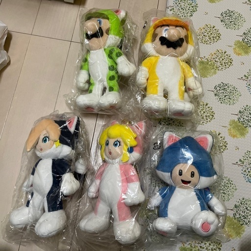スーパーマリオぬいぐるみセット 未使用