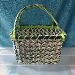オリジナル ハンドメイド クラフトテープバッグ 
