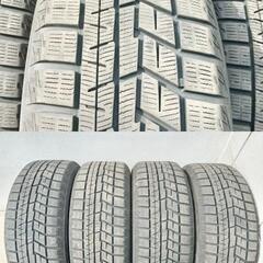 日本製【本物の BR】ユーノス ロードスター レビン シビック サニー ジェミニ MR2【富山】185/60R14 冬 ヨコハマ 中古４本 PCD100 ブラックレーシング ワタナベ 似 TE37 風の色 14インチの画像