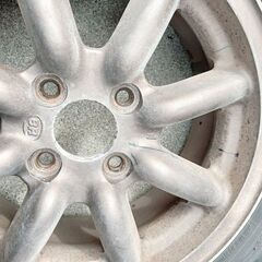 日本製【本物の BR】ユーノス ロードスター レビン シビック サニー ジェミニ MR2【富山】185/60R14 冬 ヨコハマ 中古４本 PCD100 ブラックレーシング ワタナベ 似 TE37 風の色 14インチの画像