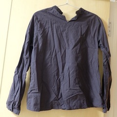keitto ブラック コットンシャツ Mサイズの画像
