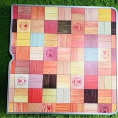 （受け渡し済み）キャンプ用品11　コールマン　ナチュラルモザイク　テーブル120プラス　（美品）の画像