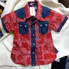 厚木方面🆗CornHouse￥2200の品半袖ダンガリー