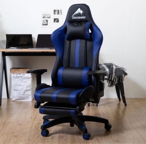 【受渡し予定決まりました
】ゲーミングチェア コンティークス ブルー　オフィスチェア