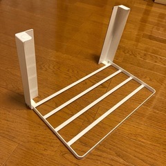 【tower】洗濯機横マグネット折りたたみ棚