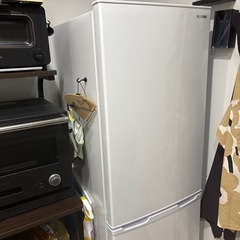 【美品】冷凍冷蔵庫 162L IRSE-16A-CW ホワイト