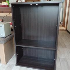 4段ボックス　ダークブラウンの画像