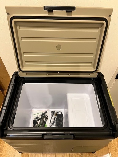 車載冷蔵庫 45L ポータブル冷蔵庫 バッテリーなし