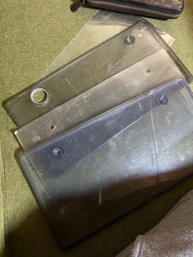 ナンバースモークカバー前後セット プリズムシート