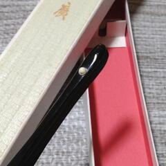 【美品】寿恵廣 扇子 金・銀 箱ありの画像