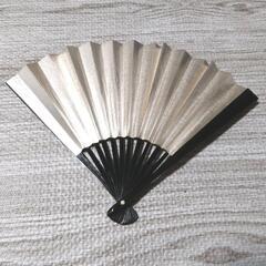 【美品】寿恵廣 扇子 金・銀 箱ありの画像