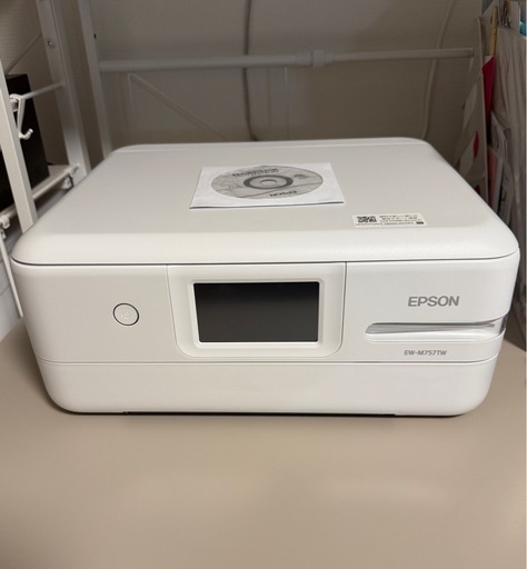 【新品同様】EPSON エプソン インクジェットプリンター ホワイト EW-M757TW エコタンク搭載モデル