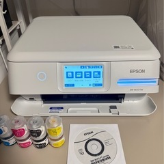【新品同様】EPSON エプソン インクジェットプリンター ホワ...