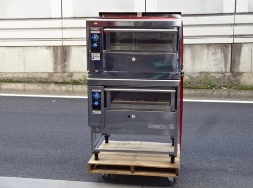 オザキ「ガスピザオーブン」　都市ガス2段式