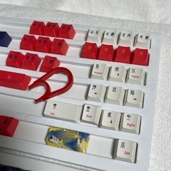 ヴィンテージ 108 PBT OEM Profile キーキャップ キーボードの画像