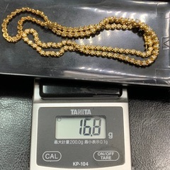 K18 テニスネックレス　ダイヤ　2ct 16.8g 約44.5cmの画像