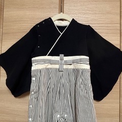 袴ロンパース 90 男の子 節句の画像