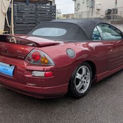 エクリプススパイダーGTS　ディープレッドマイカ　V6　3000　車高調　社外マフラー　ナビ　バックカメラの画像