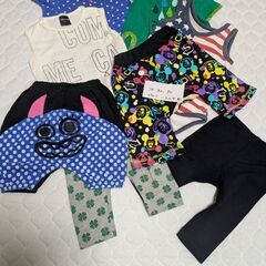 70、80、90サイズベビー服8枚。