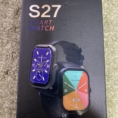 S27 スマートウォッチ 本体 ブラック