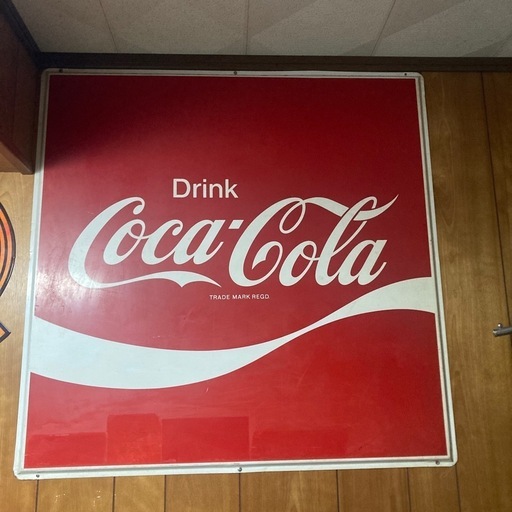 コカコーラ　レトロ　看板