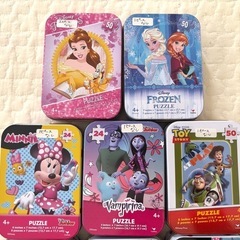 コストコ　ディズニー　パズル15個セットの画像