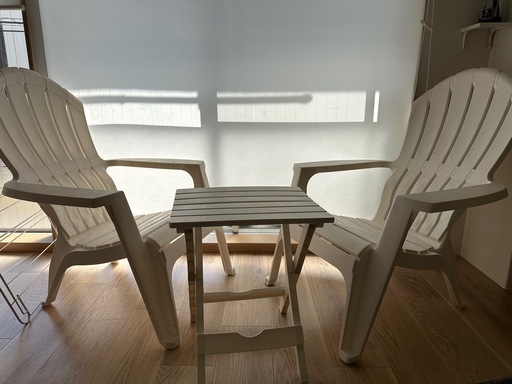 DULTON【美品】アディロンダックチェアとサイドテーブルセット