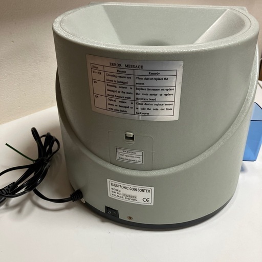 ソーター 電子硬貨計数機 ELECTRONIC COIN SORTER ELECTRONIC COIN SORTER コインカウンター 硬貨計数機の通販はau PAY