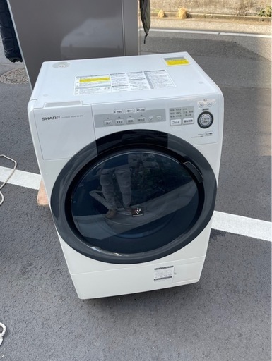 【ドラム式洗濯機】SHARP シャープ　7/3.5 2018年製