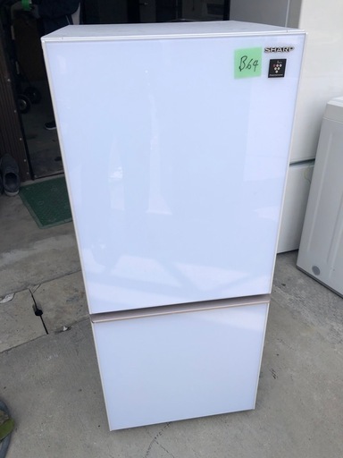 NO B64 ?福岡市内配送設置無料✨?シャープ SHARP 冷蔵庫 (幅48.0cm) 137L プラズマクラスター 両開き 2ドア