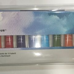 【水彩紙付き】透明水彩12色セット Winsor&Newton ...