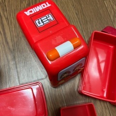 消防車　お弁当箱　トミカ　の画像