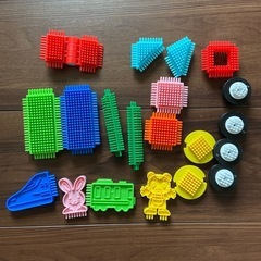 ベネッセ　しまじろう　プッシュブロック　ペタペタブロック　知育玩具