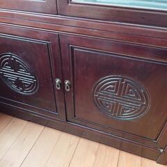 中国製ディスプレイケース アンティークの画像