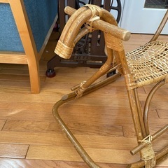 ロッキングホース　ラタン　籐の画像