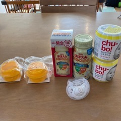 らくらくミルク、使い捨て哺乳瓶、おしゃぶり