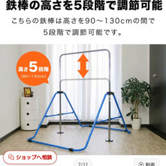 鉄棒　耐体重40kg