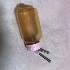 ペット用　給水ボトル　飲み口二つ　ウォーターボトルの画像
