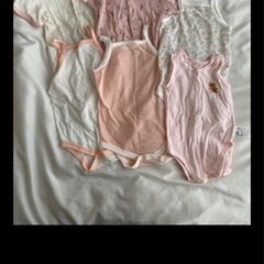 mamaraku 80 半袖ワンピースタイプのロンパースの画像
