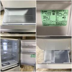 【松本市引き取り限定】MITSUBISHIノンフロン冷凍冷蔵庫（335㍑）の画像