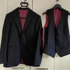 azabu tailor　麻布テーラー　スリーピーススーツ　ブラック