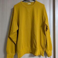 美品 GU スウェットプルオーバー(長袖)イエローL