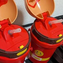 中古✨アンパンマン水筒、スプーン・フォーク・はしの画像